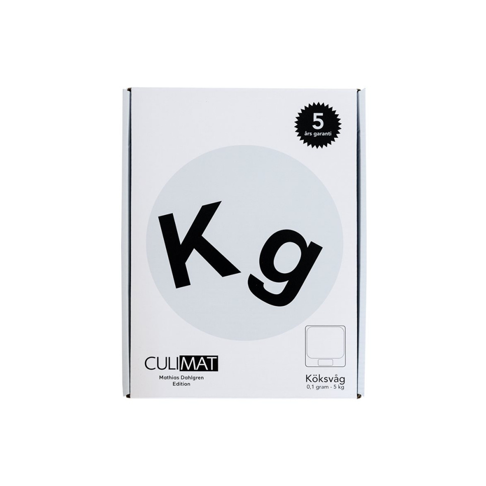 Balance de cuisine numérique, 0.5gr - 5kg, Mathias Dahlgren - Culimat