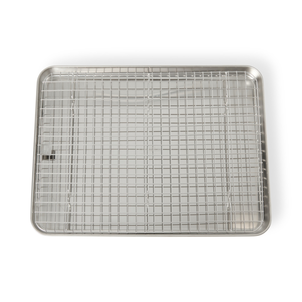Plaque gastro avec grille, 40,5 x 40,5 cm, acier inoxydable – Culimat dans le groupe Cuisine / Plats de cuisson et produits GastroNorms / Plaques et plats à cuisson l\'adresse The Kitchen Lab (1070-33553)