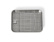 Plaque gastro/plaque de cuisson avec grille, 18x14 cm, acier inoxydable - Culimat