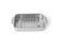 Plat à four avec grille, 25x18 cm, acier inoxydable - Culimat