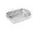 Plat à four avec grille, 25x18 cm, acier inoxydable - Culimat
