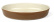 Plat ovale, marron/beige, 27 x 18 cm - Xantia