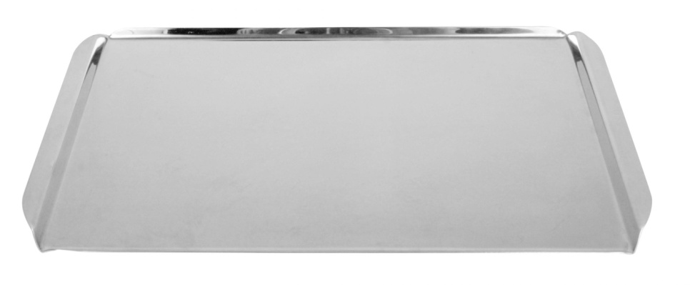 Plaque pour la cuisson inox, 36,3 x 17,8 cm - Exxent