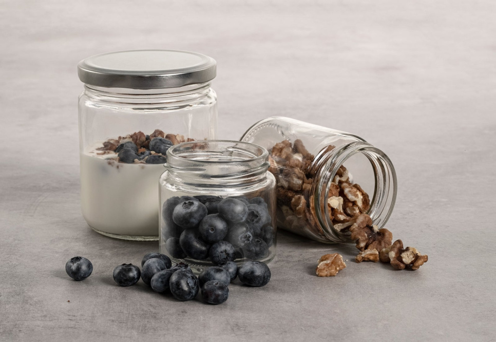 Pot de service avec bouchon à vis, 150 ml - Exxent