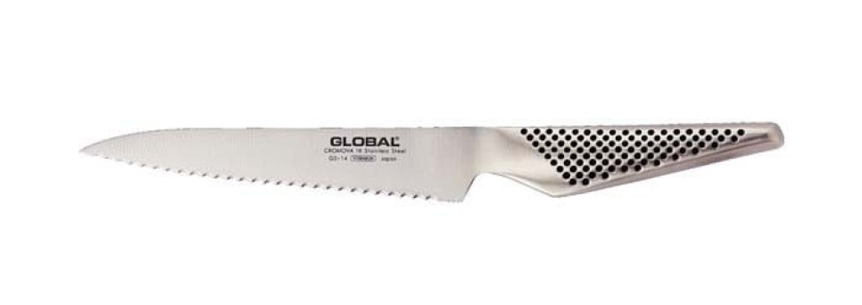 Couteau polyvalent Global GS-14 15cm dentelé dans le groupe Cuisine / Couteaux de cuisine / Couteaux multi usage l\'adresse The Kitchen Lab (1073-10453)