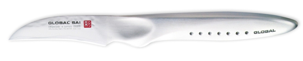 Couteau Tournier 6.5cm - Global Sai dans le groupe Cuisine / Couteaux de cuisine / Couteau Tournier l\'adresse The Kitchen Lab (1073-11729)