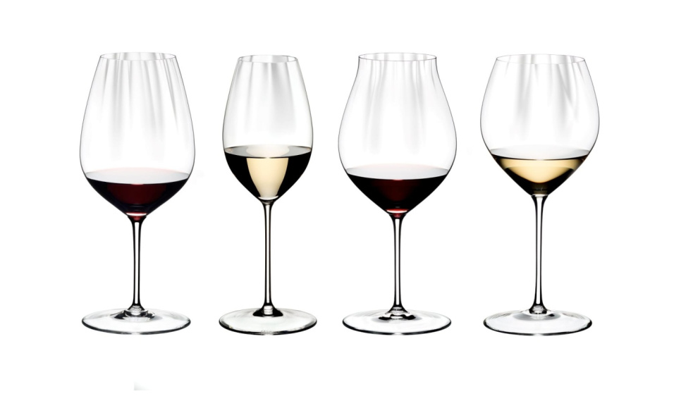 Set de dégustation de vin, quatre verres différents, Pertinance - Riedel dans le groupe Cocktails et Vin / Verre à vin / Verre de dégustation l\'adresse The Kitchen Lab (1073-24116)