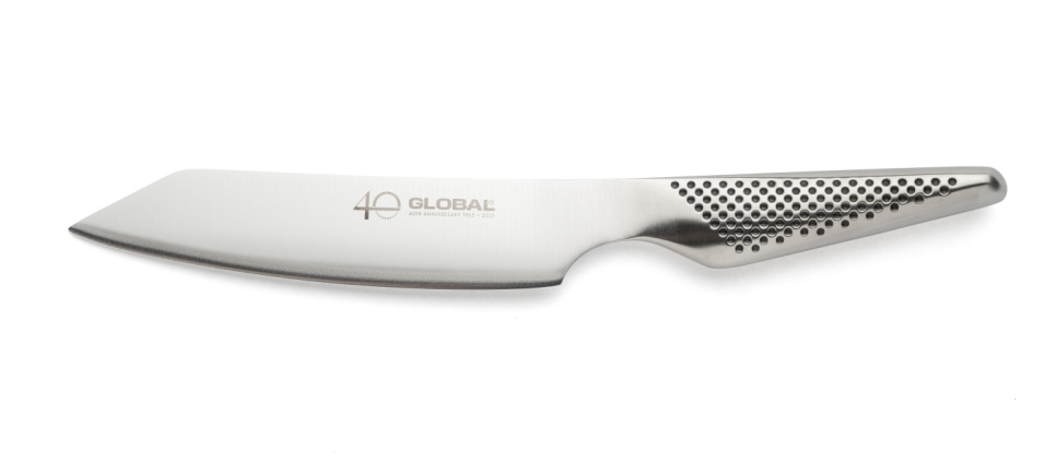 Kiritsuke, 15 cm, 40 year anniversary - Global dans le groupe Cuisine / Couteaux de cuisine / Couteaux de chef l\'adresse The Kitchen Lab (1073-29593)