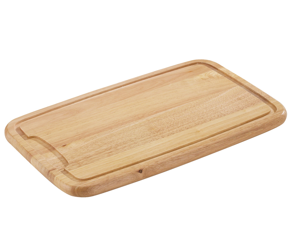 Trancher Rubberwood 42x27,5 cm - Zassenhaus dans le groupe Cuisine / Ustensiles de cuisine / Planches à découper l\'adresse The Kitchen Lab (1073-29595)