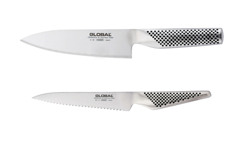 Set de couteaux, G-58, GS14 - Global dans le groupe Cuisine / Couteaux de cuisine / Set de couteaux l\'adresse The Kitchen Lab (1073-32751)
