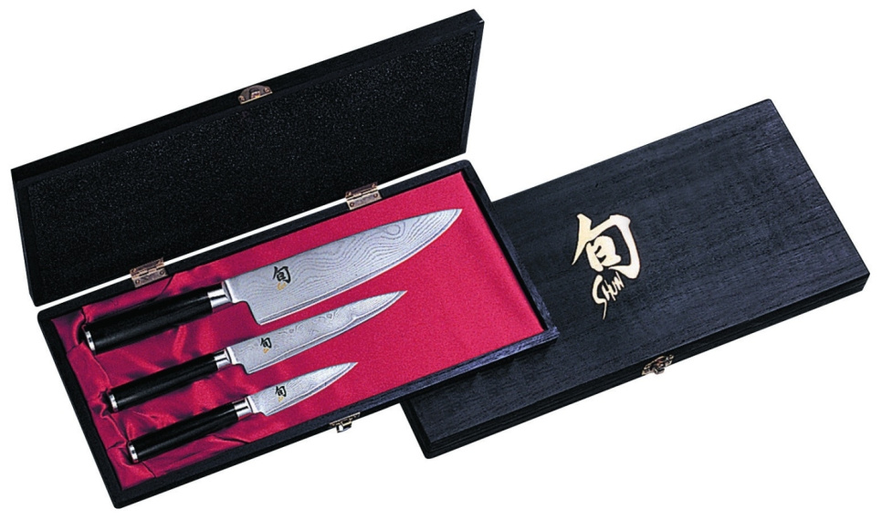 Set de couteaux 3 pièces KAI Shun Classic, DM-0700, 0701 & 0706 dans le groupe Cuisine / Couteaux de cuisine / Set de couteaux l\'adresse The Kitchen Lab (1074-11646)