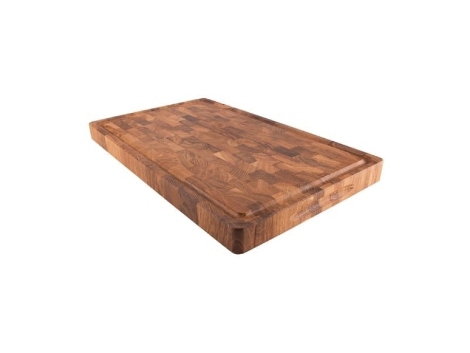 Planche à découper en bois de chêne avec rainure, 40x25x4 cm - Culimat dans le groupe Cuisine / Ustensiles de cuisine / Planches à découper l\'adresse The Kitchen Lab (1074-13840)