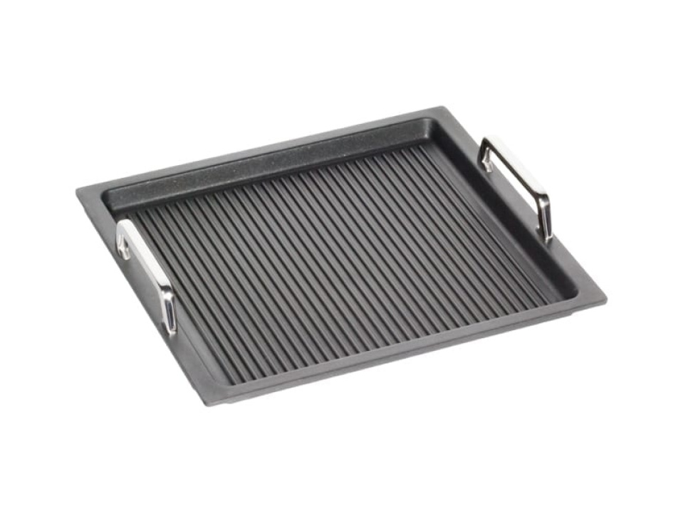 Plat/Plaque à griller 37x33 cm - AMT Gastroguss dans le groupe Cuisine / Poêle à frire / Poêles grill l\'adresse The Kitchen Lab (1074-14310)