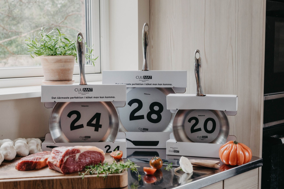 Poêle en inox, Mathias Dahlgren - Culimat