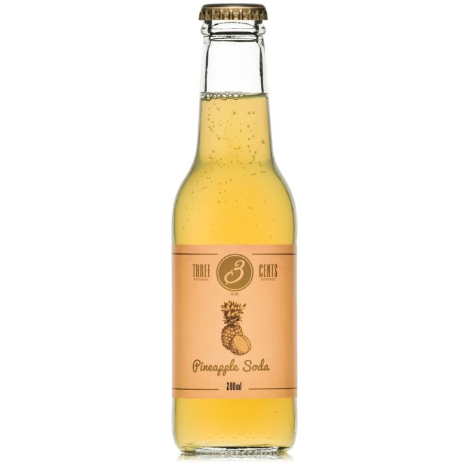 Pineapple Soda, 200 ml - Three Cents dans le groupe Cuisine / Autour du monde l\'adresse The Kitchen Lab (1083-28752)