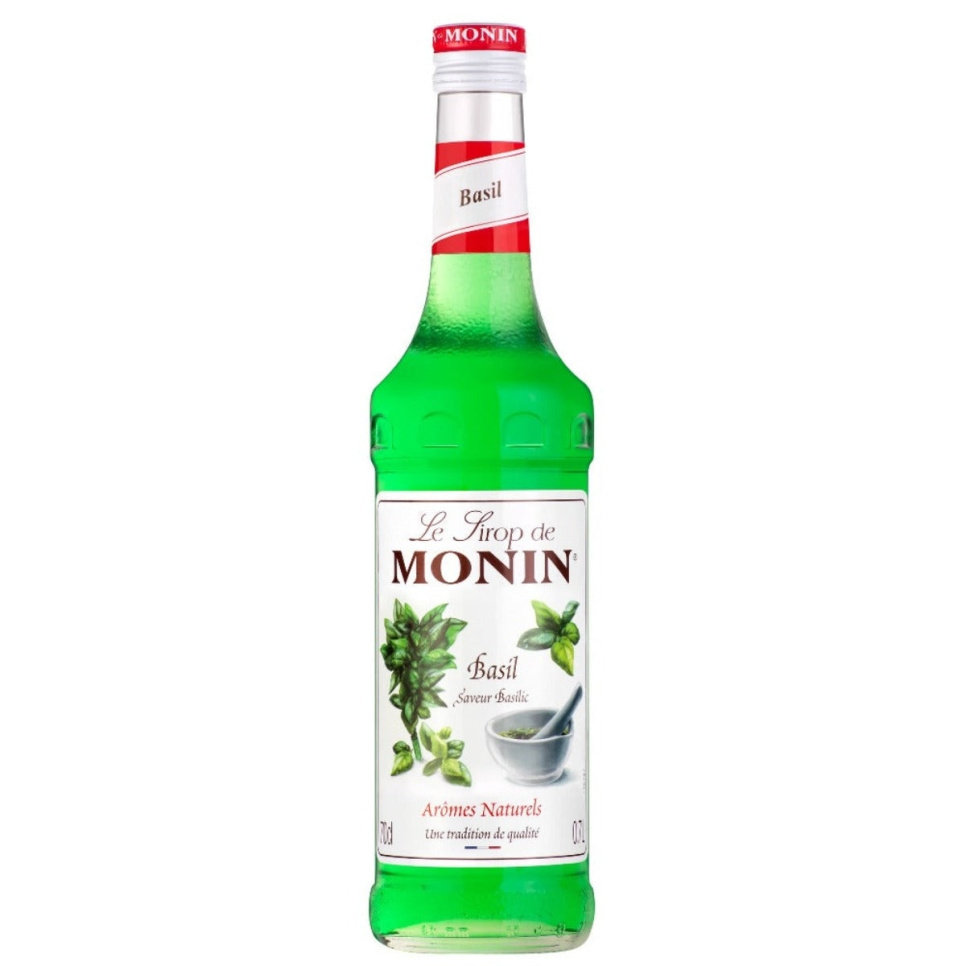 Monin Basil Syrup 70 cl dans le groupe Cocktails et Vin / Équipement à cocktail / Autre équipement à cocktail l\'adresse The Kitchen Lab (1083-30690)
