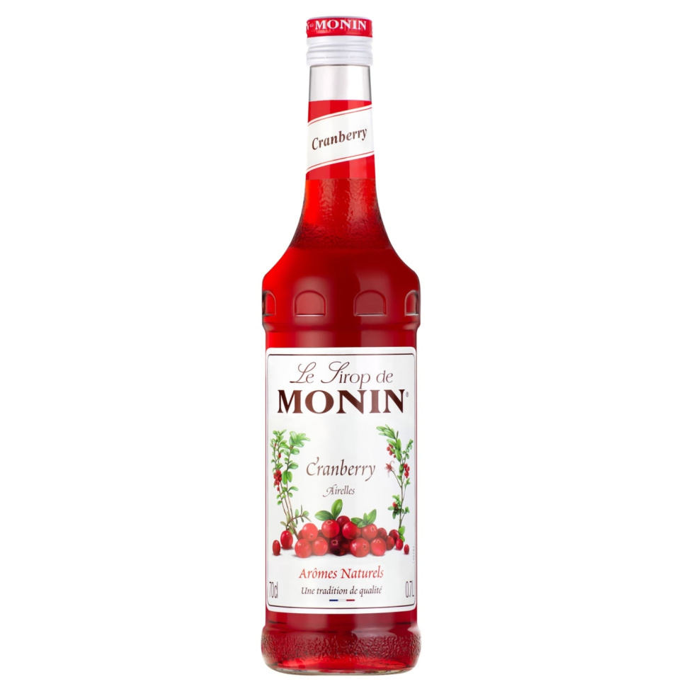 Monin Cranberry Syrup 70 cl dans le groupe Cocktails et Vin / Équipement à cocktail / Autre équipement à cocktail l\'adresse The Kitchen Lab (1083-30712)