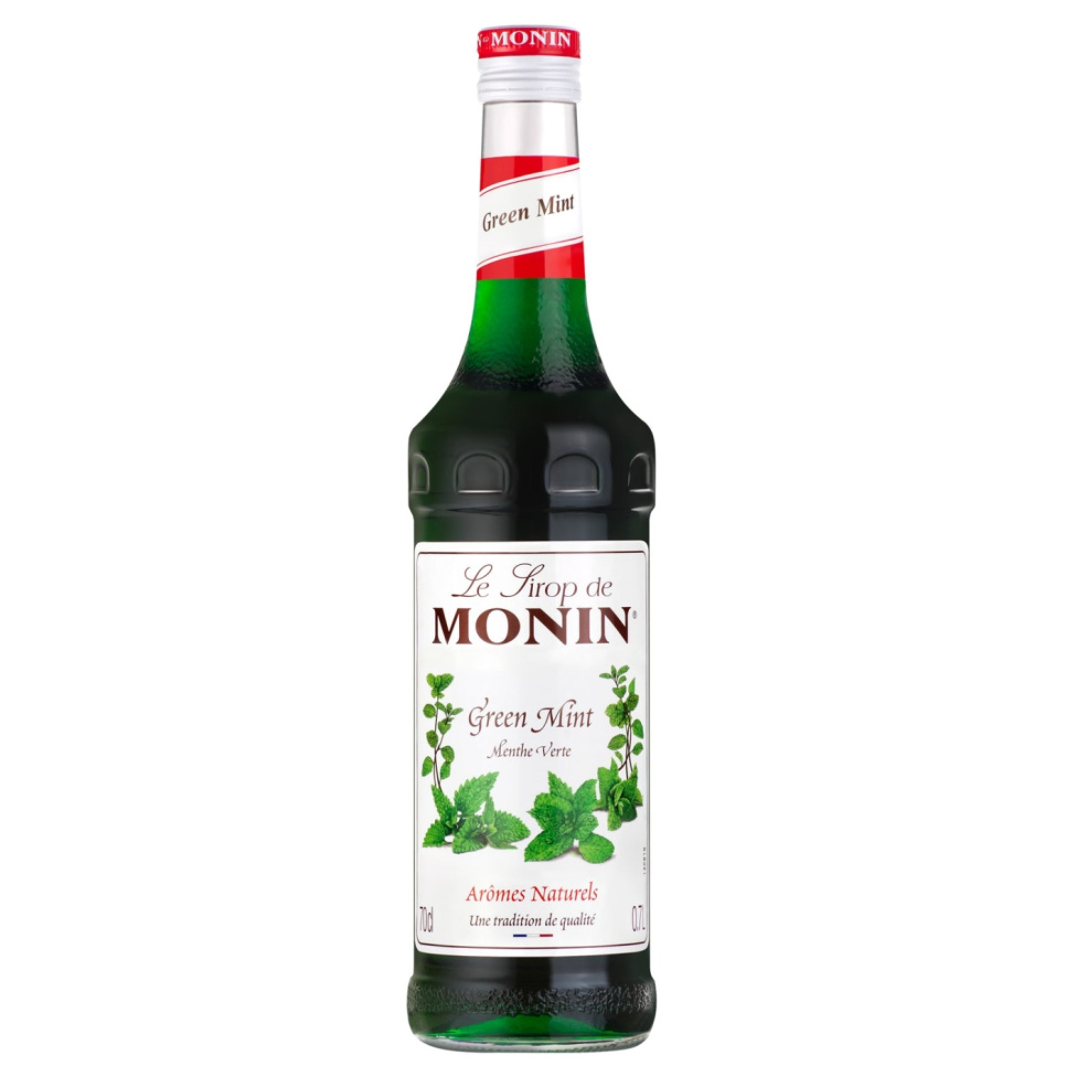 Monin Green Mint Syrup 70 cl dans le groupe Cocktails et Vin / Équipement à cocktail / Autre équipement à cocktail l\'adresse The Kitchen Lab (1083-30724)