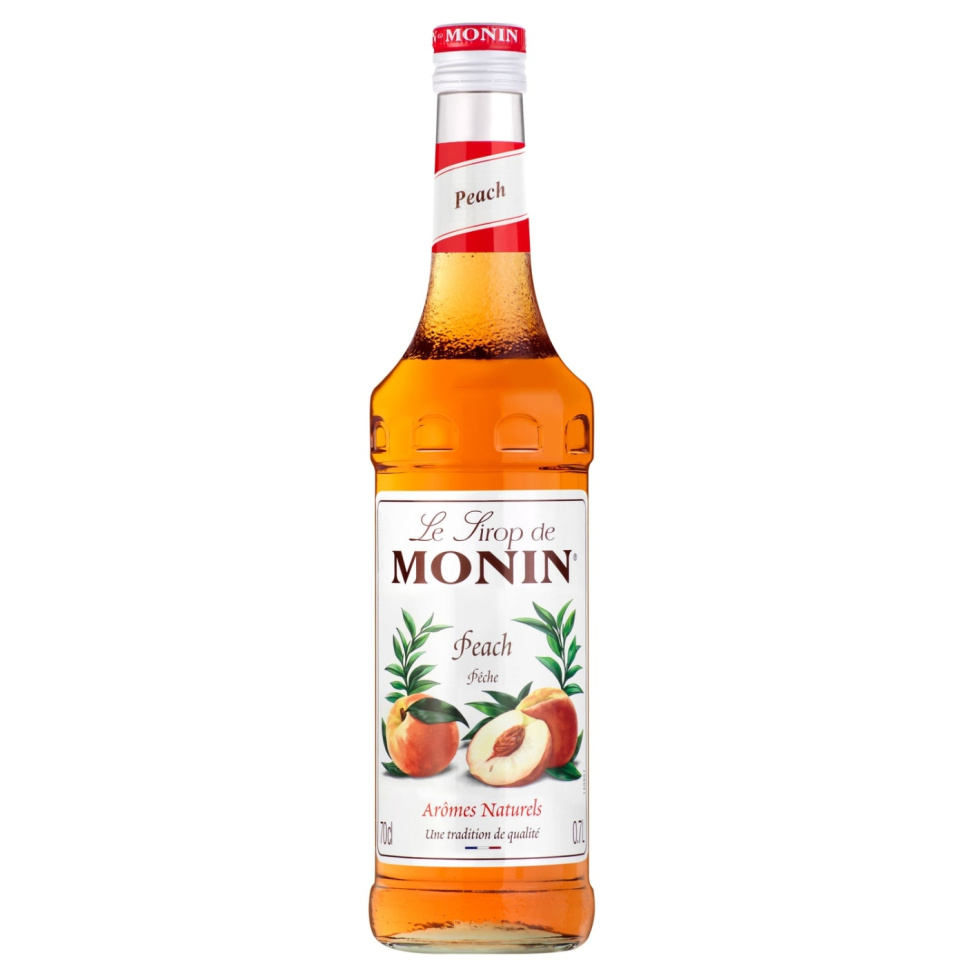 Monin Peach Syrup 70 cl dans le groupe Cocktails et Vin / Équipement à cocktail / Autre équipement à cocktail l\'adresse The Kitchen Lab (1083-30750)