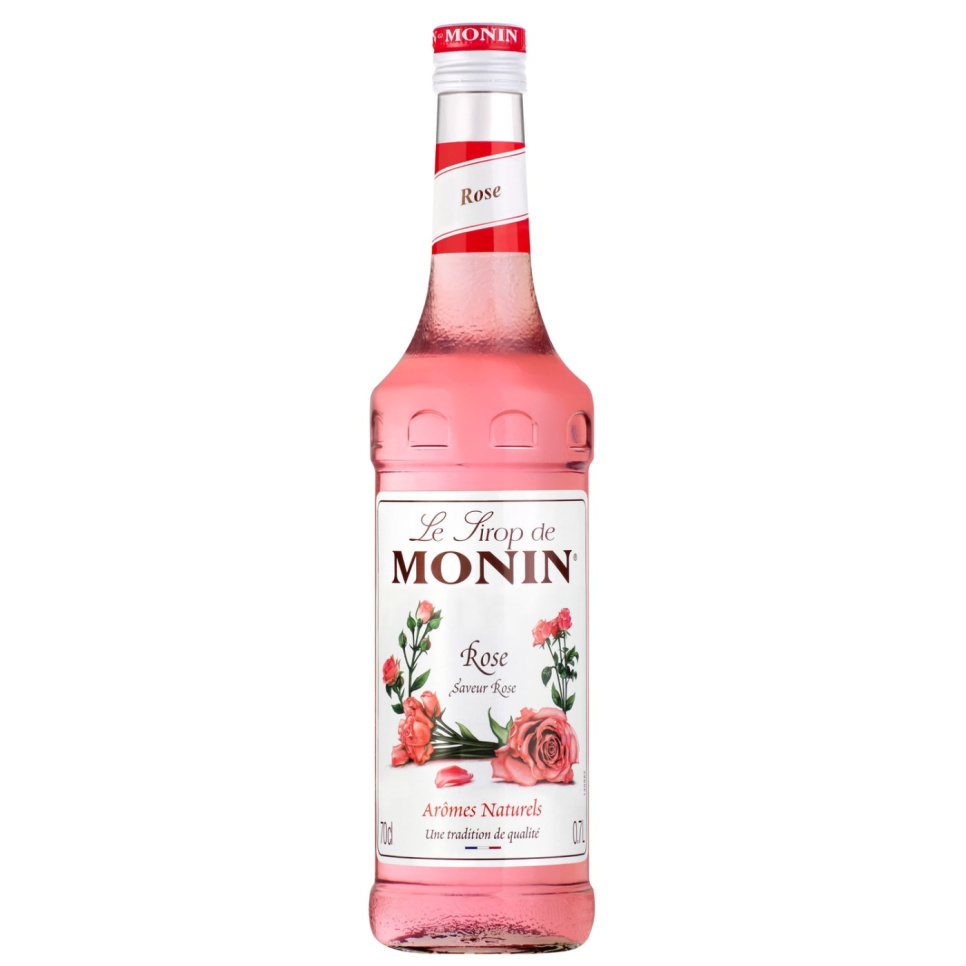 Monin Rose Syrup 70 cl dans le groupe Cocktails et Vin / Équipement à cocktail / Autre équipement à cocktail l\'adresse The Kitchen Lab (1083-30762)
