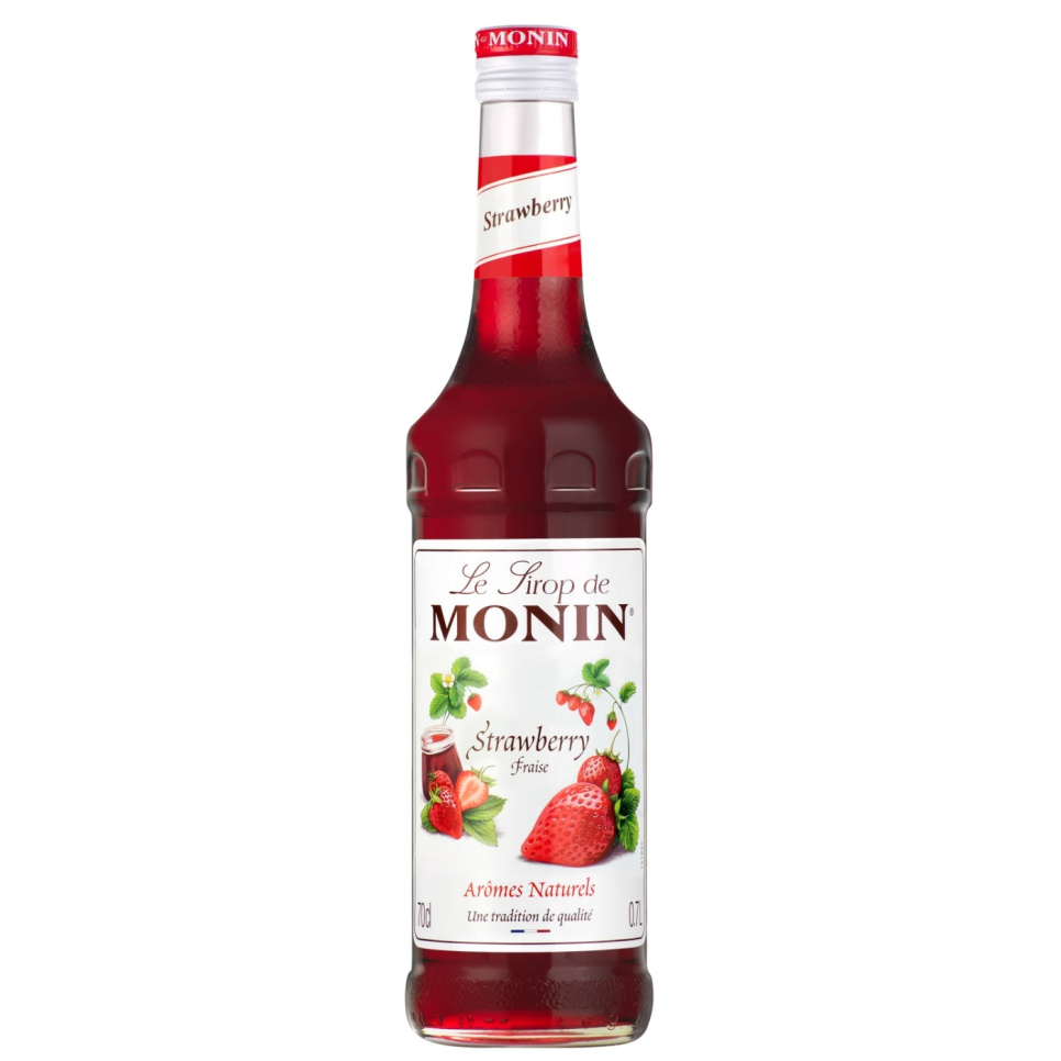 Monin Strawberry Syrup 70 cl dans le groupe Cocktails et Vin / Équipement à cocktail / Autre équipement à cocktail l\'adresse The Kitchen Lab (1083-30768)