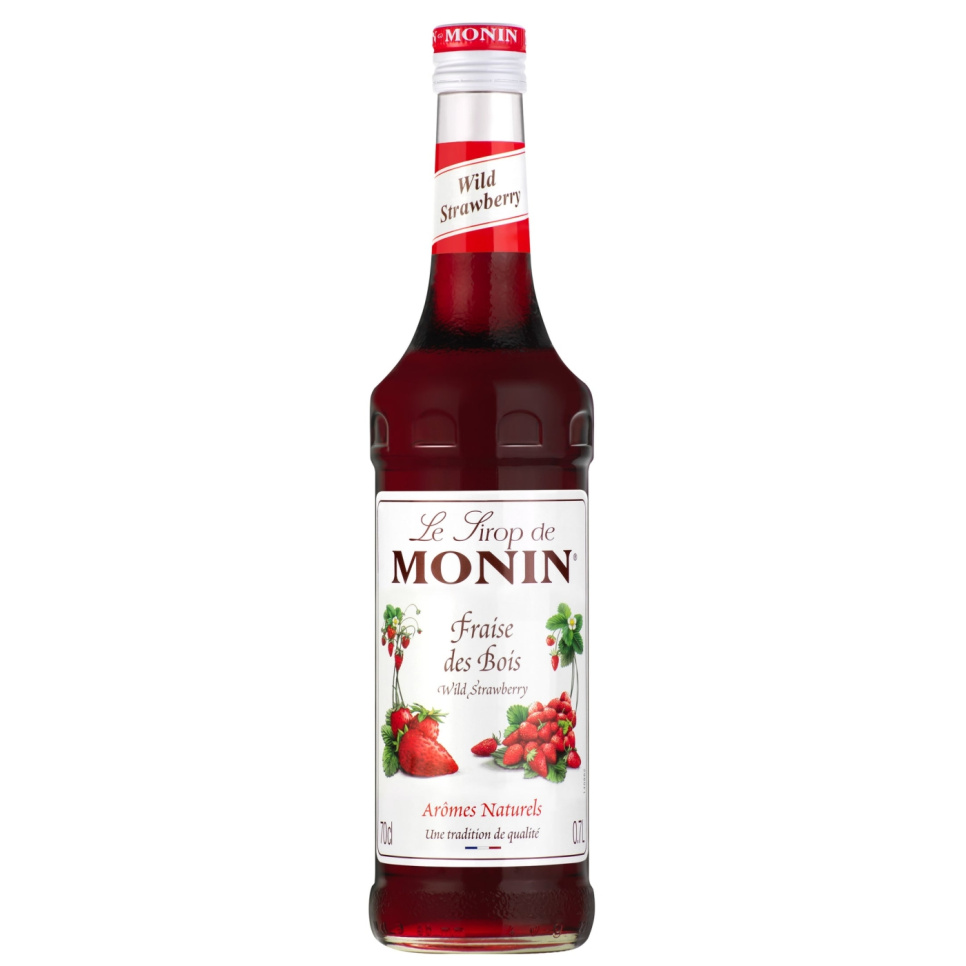 Monin Wild Strawberry Syrup 70 cl dans le groupe Cocktails et Vin / Équipement à cocktail / Autre équipement à cocktail l\'adresse The Kitchen Lab (1083-30778)
