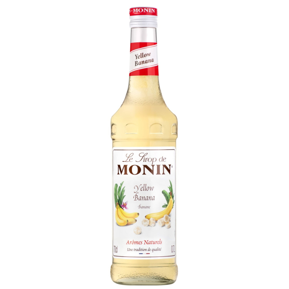 Monin Yellow Banana Syrup 70 cl dans le groupe Cocktails et Vin / Équipement à cocktail / Autre équipement à cocktail l\'adresse The Kitchen Lab (1083-30780)