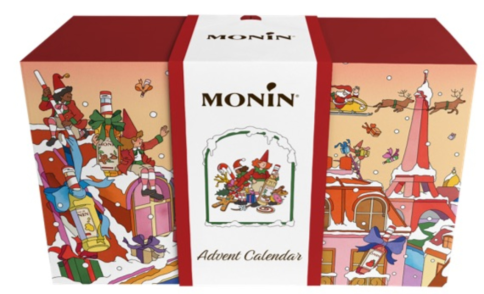 Monin Calendrier de l\'Avent, 24x5 cl dans le groupe Cocktails et Vin / Équipement à cocktail / Autre équipement à cocktail l\'adresse The Kitchen Lab (1083-36409)