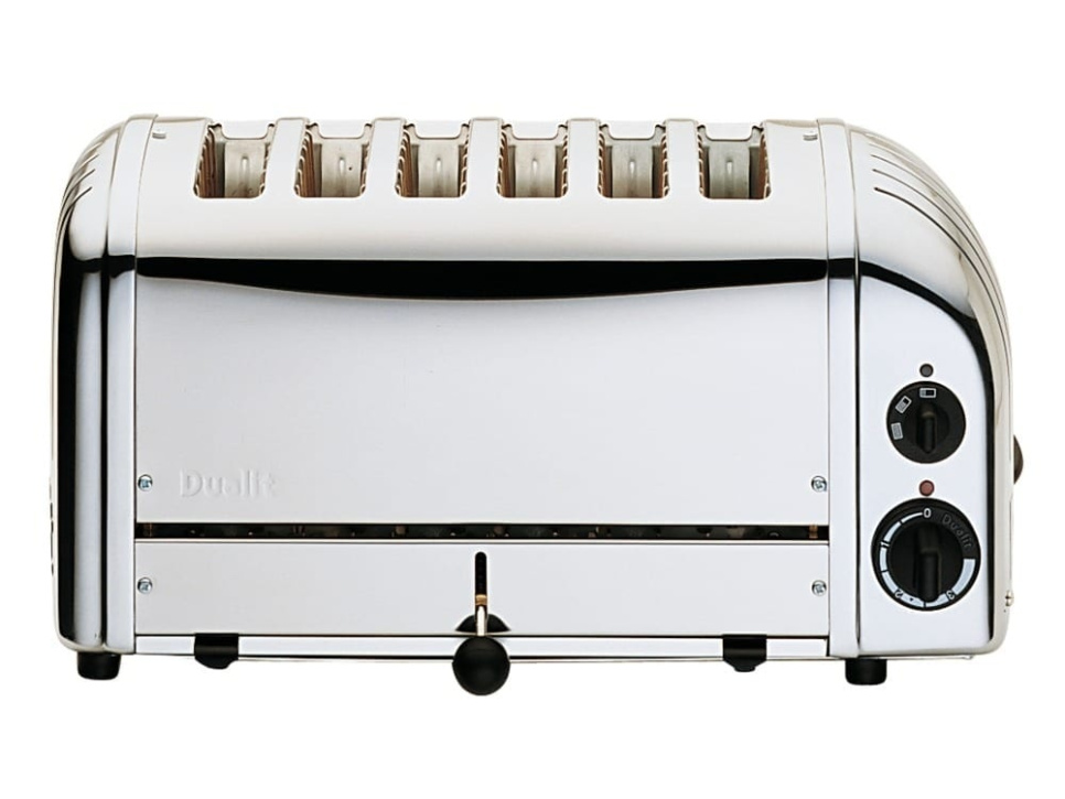 Grille-pain Classic, 6 tranches, Inox - Dualit dans le groupe Électroménager / Réchauffer et cuire / Grilles-pain l\'adresse The Kitchen Lab (1086-11671)
