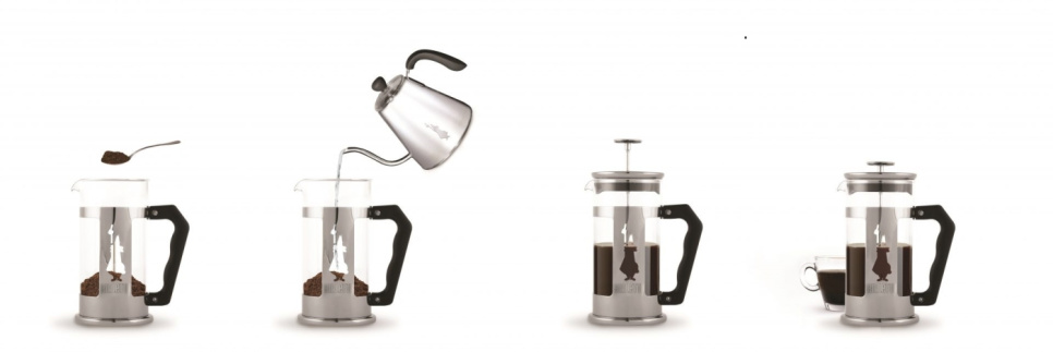Presse française Preziosa, 8 tasses - Bialetti
