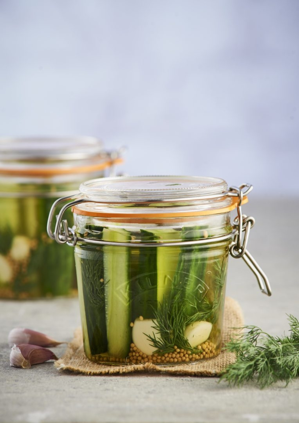 Jarre ronde avec couvercle breveté, 0,35 l - Kilner