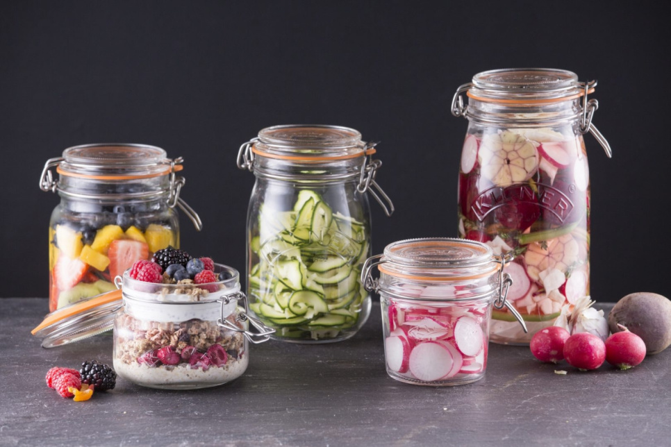 Pot de conserve avec couvercle breveté - Kilner