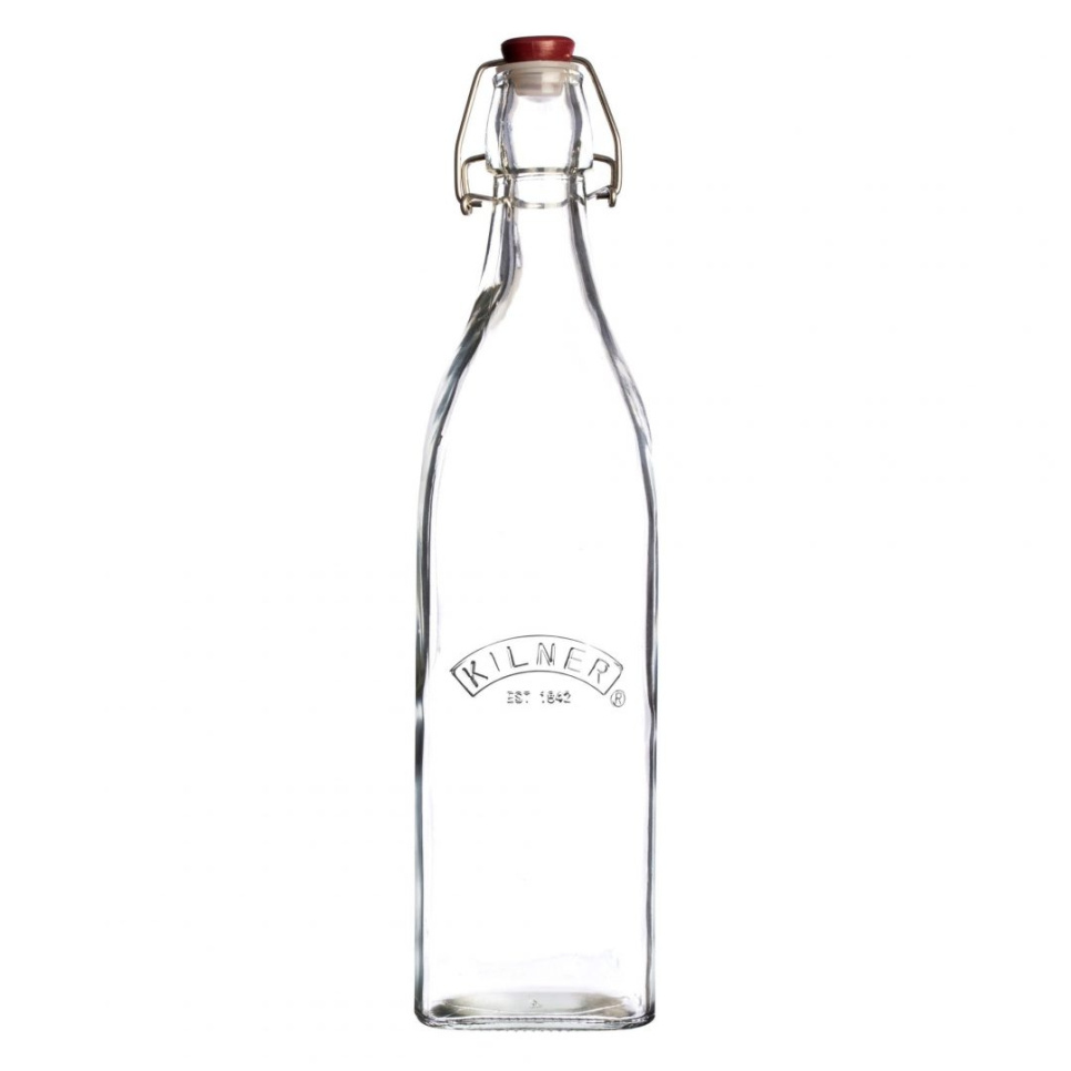 Bouteille avec clip, 1L - Kilner dans le groupe Cuisine / Ustensiles de cuisine / Bouteilles et bocaux l\'adresse The Kitchen Lab (1086-13494)