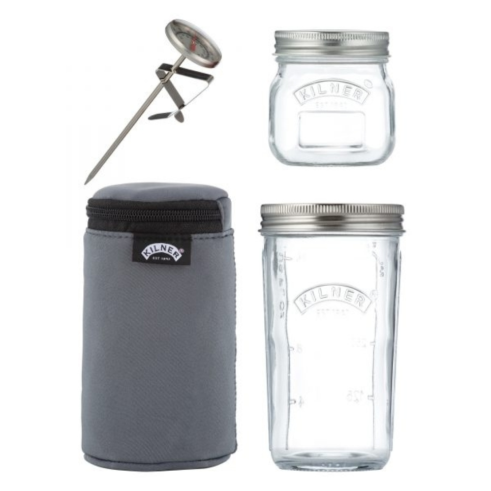 Kit de démarrage pour la fabrication de yaourts - Kilner dans le groupe Cuisine / Ustensiles de cuisine / Bouteilles et bocaux l\'adresse The Kitchen Lab (1086-26704)