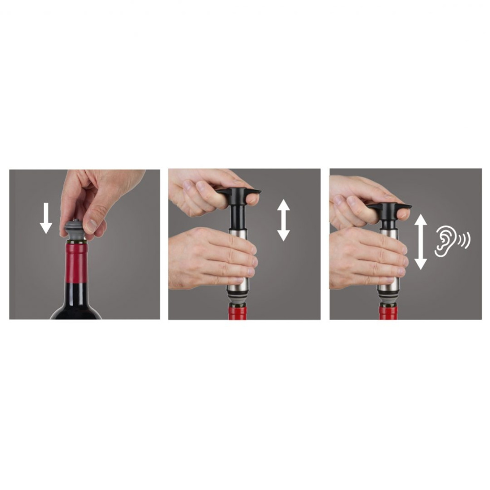 Porte-bouteilles en acier inoxydable - Vacuvin
