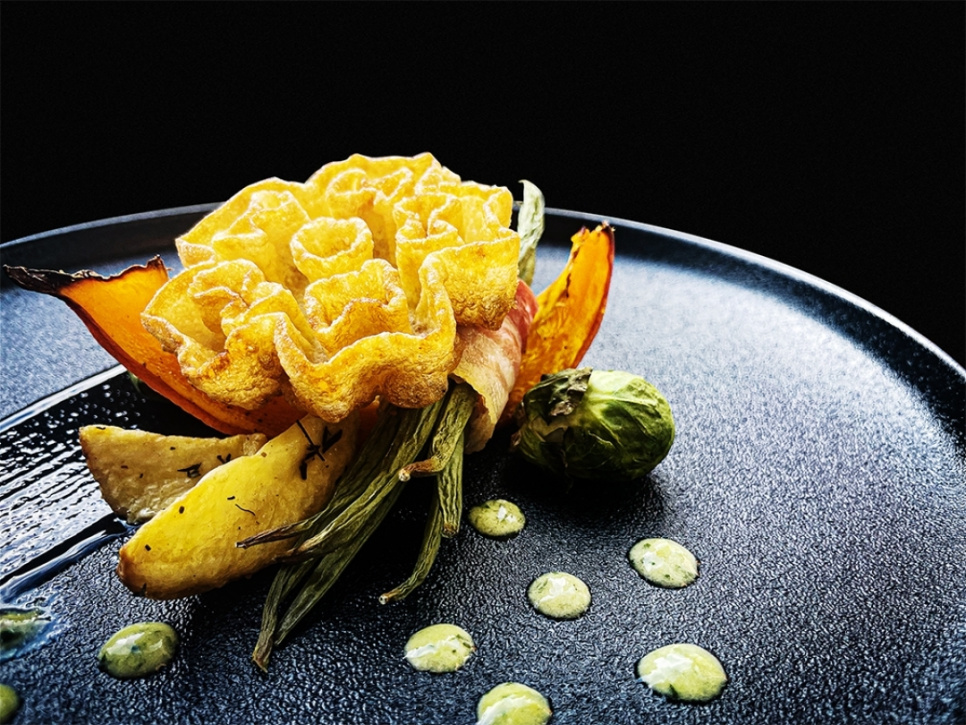 Pied de biche Flower Power, ensemble de deux pièces (sans poignée) - Plate-it