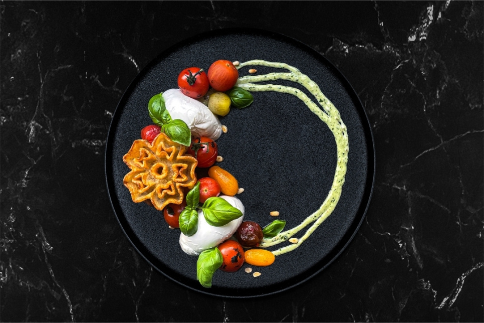 Pied de biche Flower Power, ensemble de deux pièces (sans poignée) - Plate-it