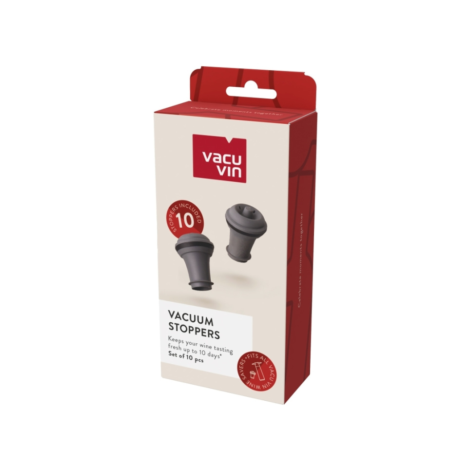 Bouchons de vin, paquet de 10 - Vacuvin