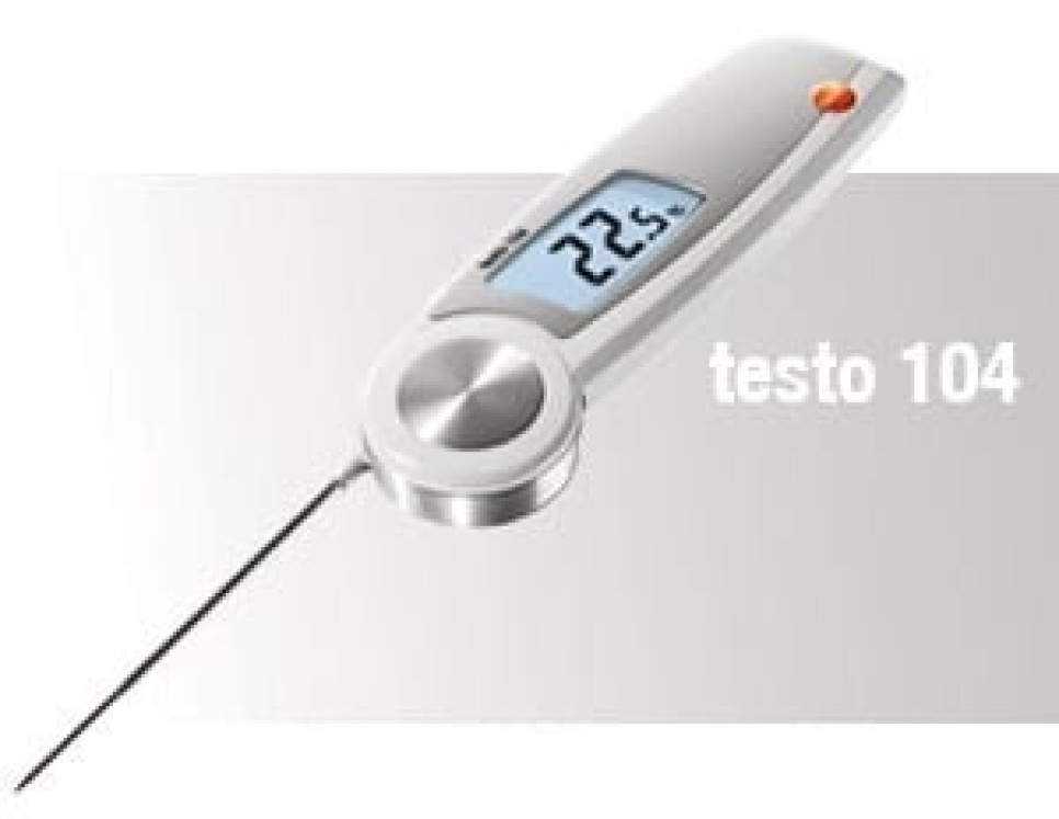 Thermomètre Testo 104, pliable dans le groupe Cuisine / Jauges et verres doseurs / Thermomètres de cuisine / Thermomètres à insérer l\'adresse The Kitchen Lab (1089-10706)