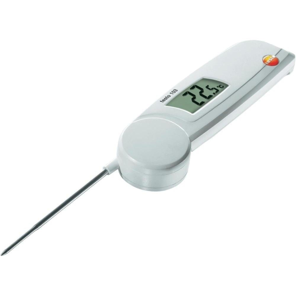 Thermomètre Testo 103, pliable dans le groupe Cuisine / Jauges et verres doseurs / Thermomètres de cuisine / Thermomètres à sonde l\'adresse The Kitchen Lab (1089-15889)