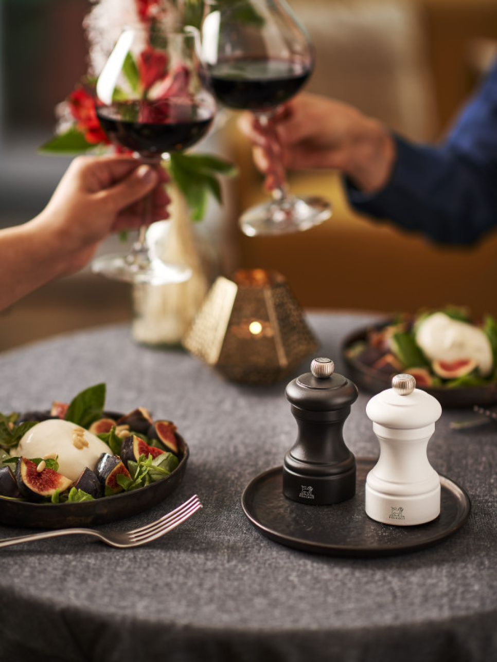 Moulin à poivre, 10 cm, Bistro, Noir Mat - Peugeot