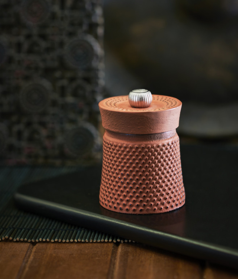 Moulin à poivre, 8 cm, Bali, Fonte, Orange - Peugeot