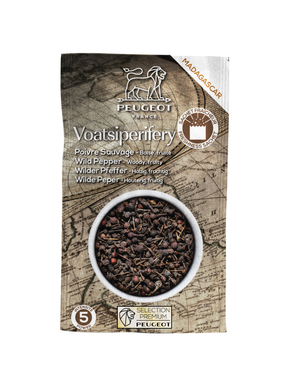 Voatsiperifery Wild Pepper, 60g, 3-pack - Peugeot dans le groupe Cuisine / Autour du monde l\'adresse The Kitchen Lab (1090-29633)