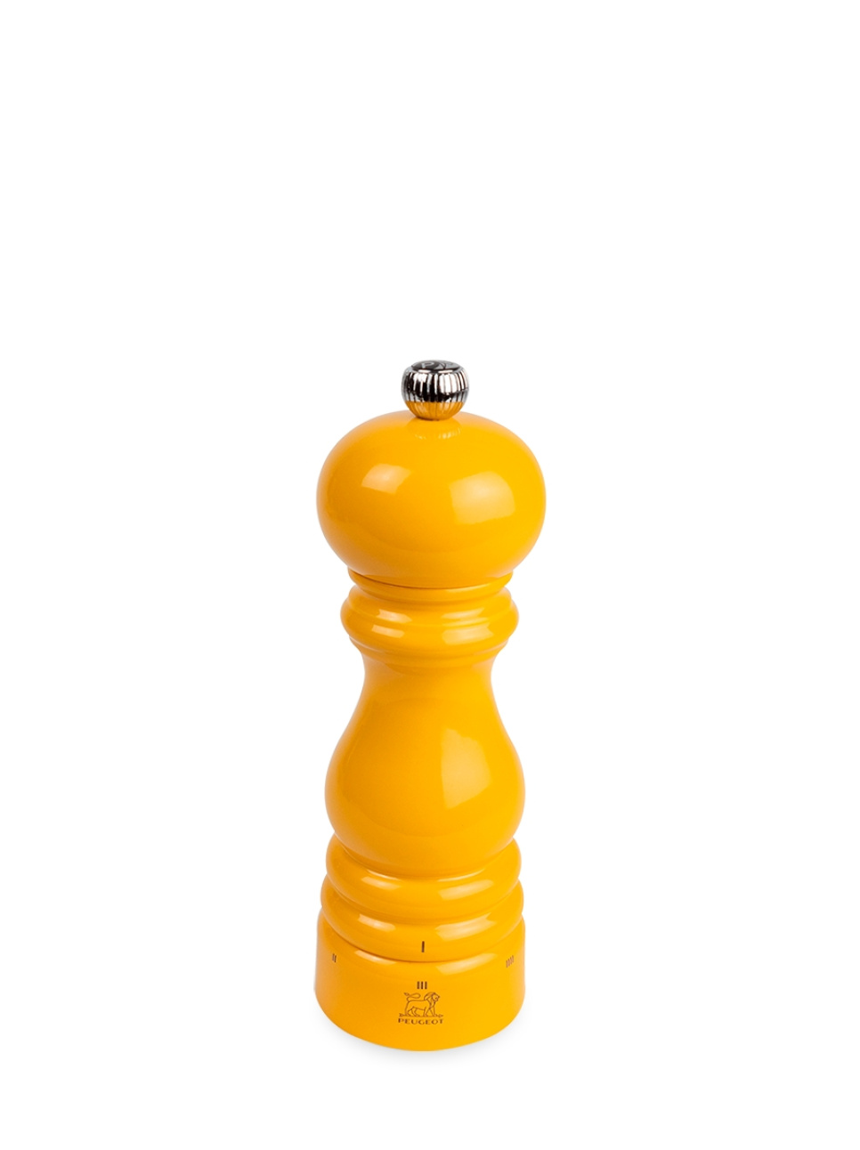 Moulin à poivre 18 cm, Parisrama Yellow Saffron - Peugeot dans le groupe Cuisine / Ustensiles de cuisine / Moulins à sel et à poivre l\'adresse The Kitchen Lab (1090-31150)