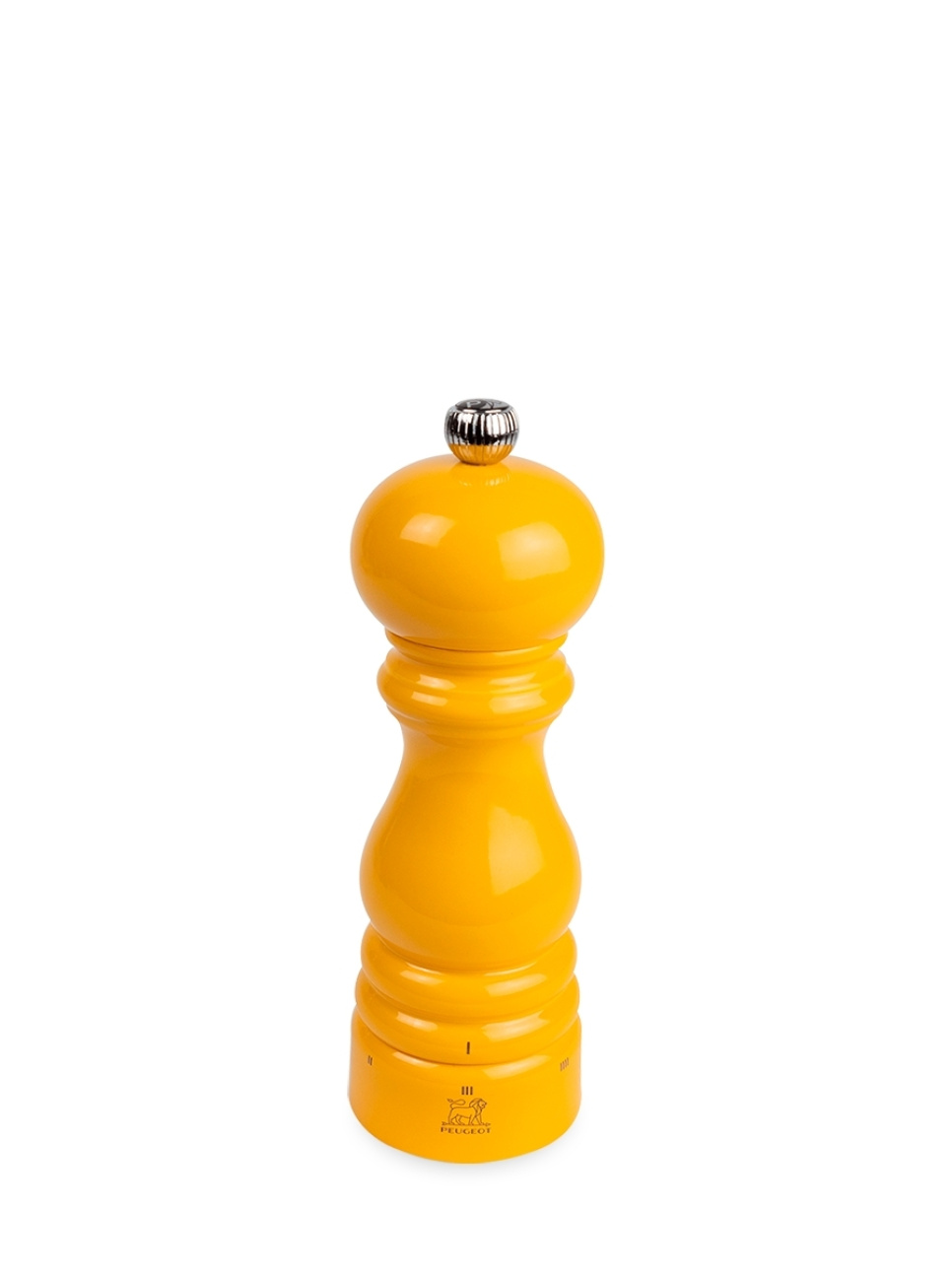 Moulin à poivre, 18 cm, ParisRama, Saffron Yellow - Peugeot dans le groupe Cuisine / Ustensiles de cuisine / Moulins à sel et à poivre l\'adresse The Kitchen Lab (1090-31150)