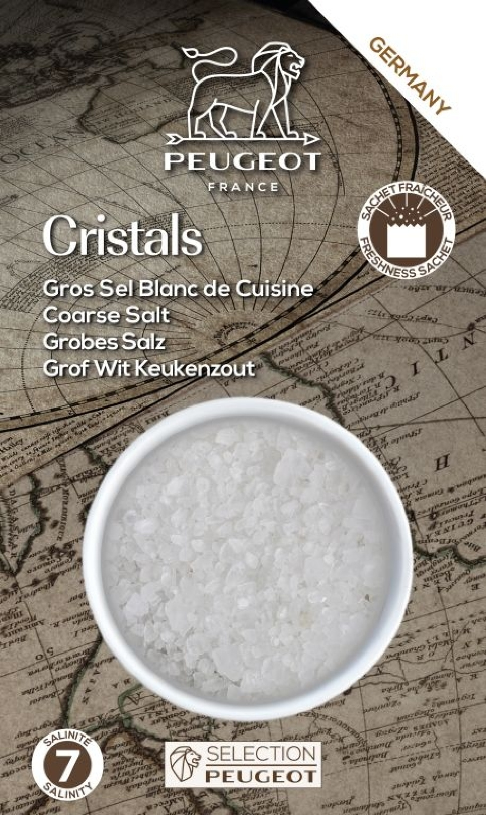 Sel à Moudre, Kalahari Desert 350 g, Afrique du Sud - Peugeot dans le groupe Cuisine / Épices et Arômes / Sel l\'adresse The Kitchen Lab (1090-35292)