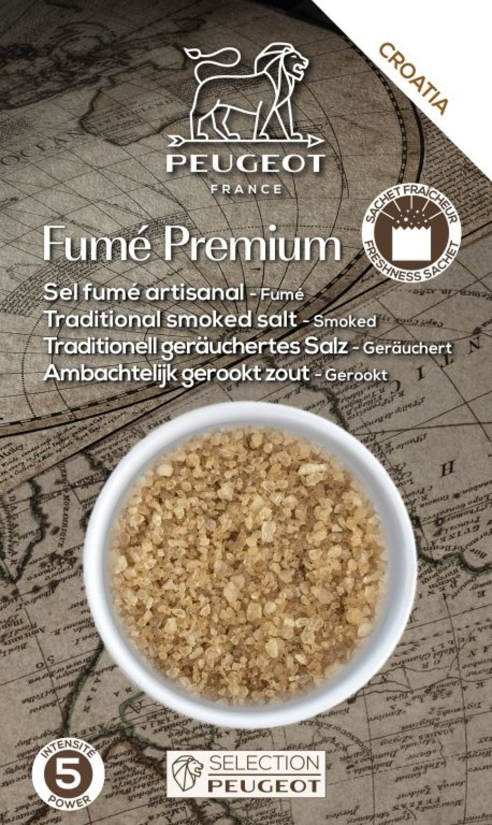 Sel à Moudre, Premium Fumé, 150 g - Peugeot dans le groupe Cuisine / Épices et Arômes / Sel l\'adresse The Kitchen Lab (1090-35293)
