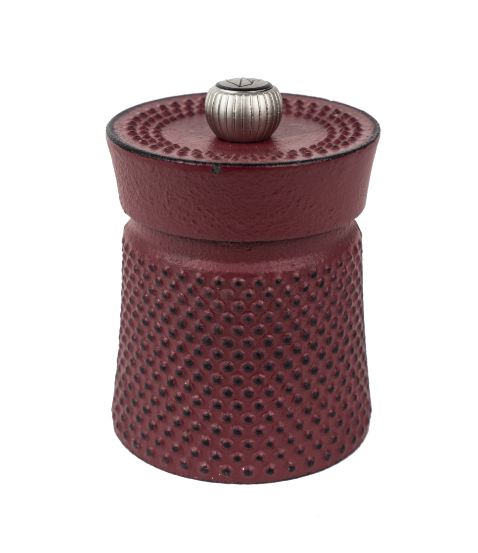 Moulin à poivre, 8 cm, Bali, Fonte, Rouge - Peugeot dans le groupe Cuisine / Ustensiles de cuisine / Moulins à sel et à poivre l\'adresse The Kitchen Lab (1090-35332)