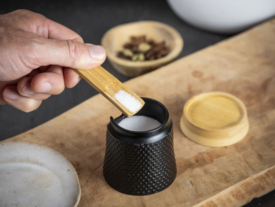 Pot à Sel, 7 cm, Bali, Fonte, Noir - Peugeot