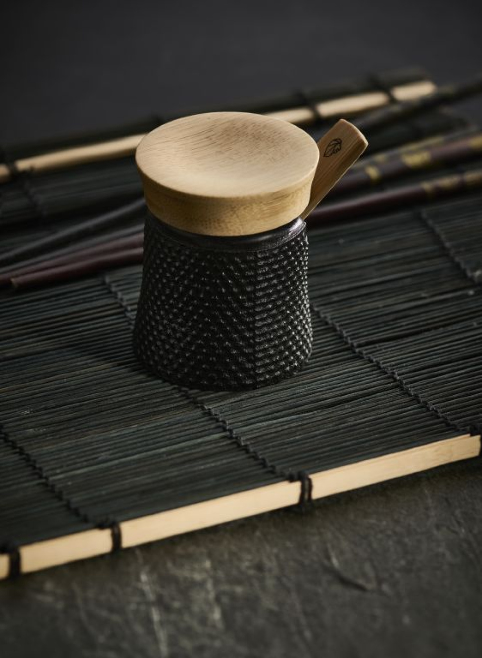 Pot à Sel, 7 cm, Bali, Fonte, Noir - Peugeot
